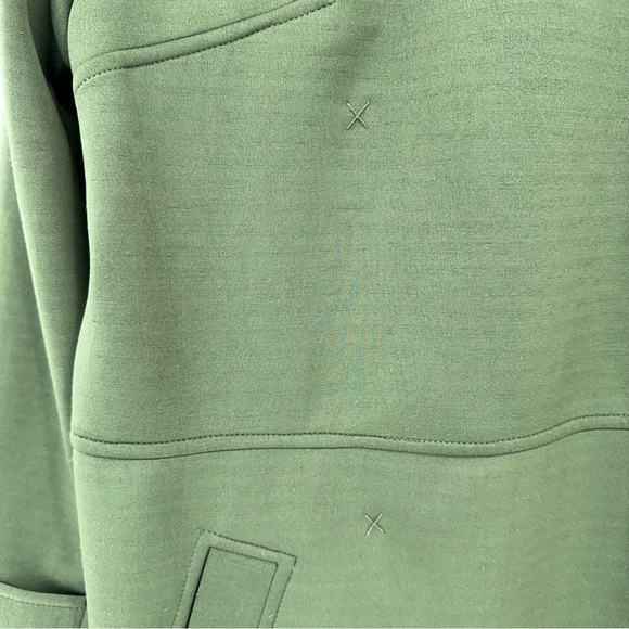 UNIF Neo Green Trench Coat Snap Button Size Medium - Picture 4 of 12